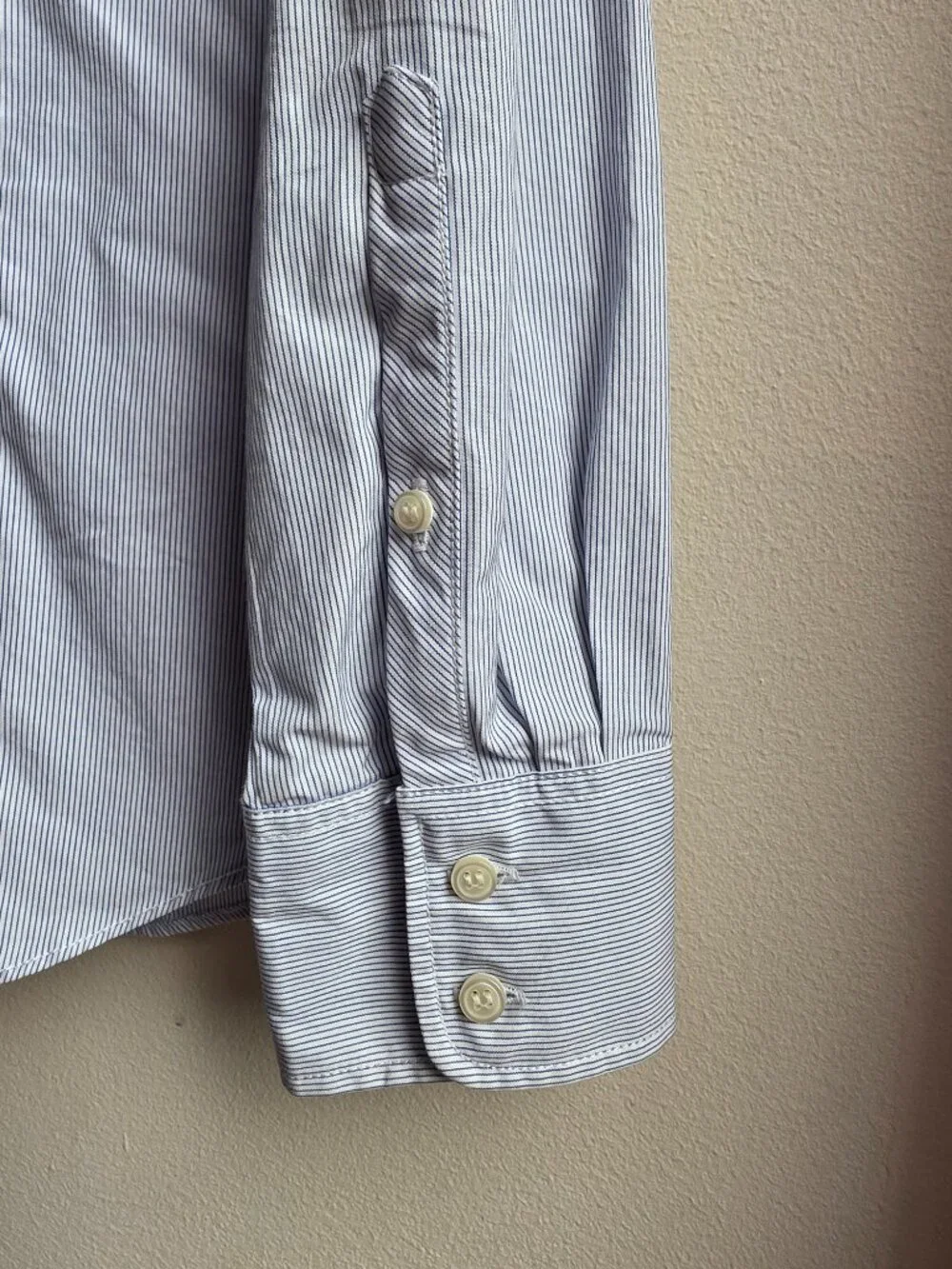 J. Crew Blue Pinstripe Button Down Shirt Size Small
